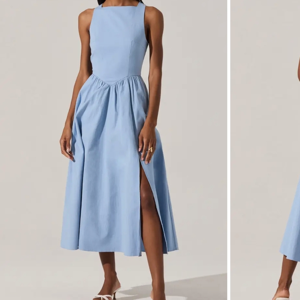 ASTR the Label Bow Back A-Line Dress